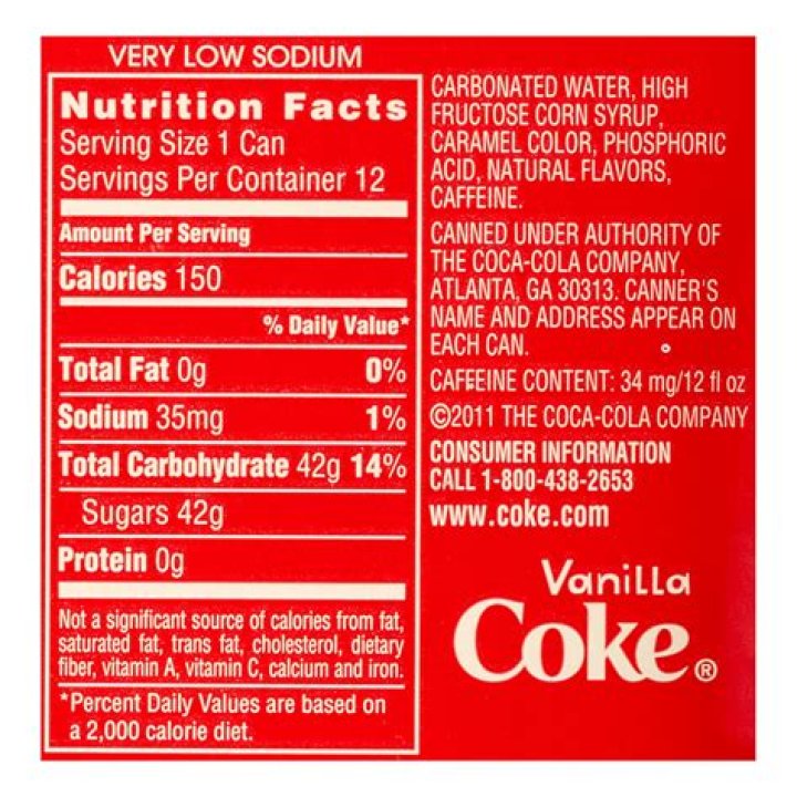 What are the ingredients in Coke