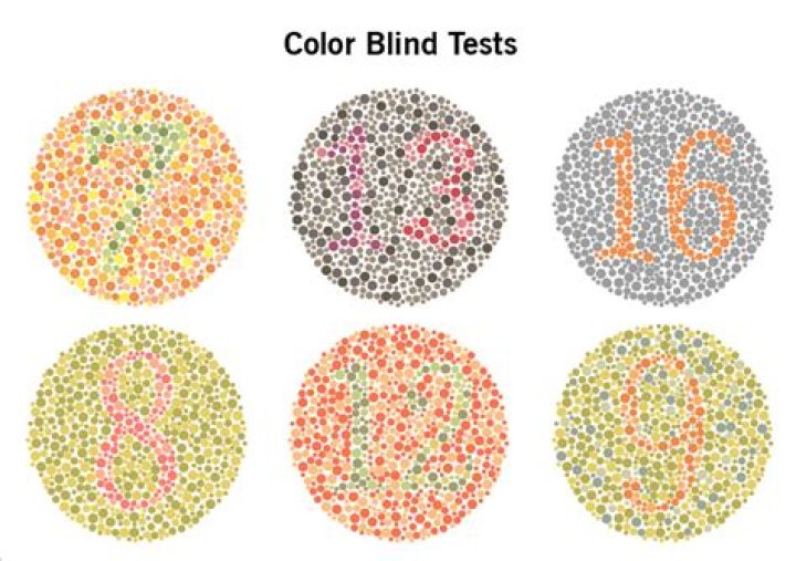 What color is the cane of a blind person