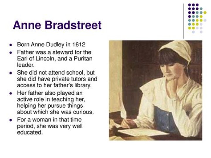 What did Anne Bradstreet die of