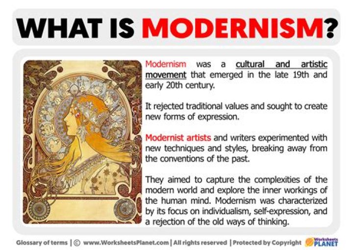 What does modernism mean in poetry