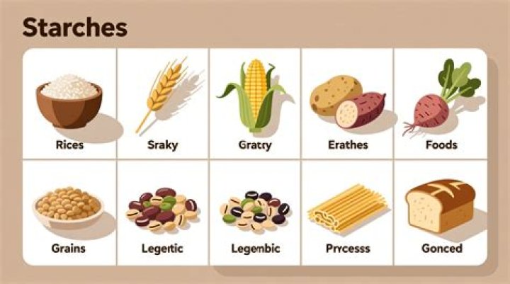 What foods have starch and sugar