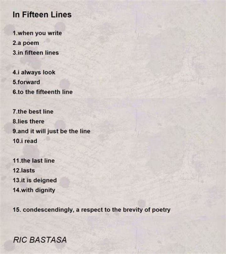 What is a 32 line poem called