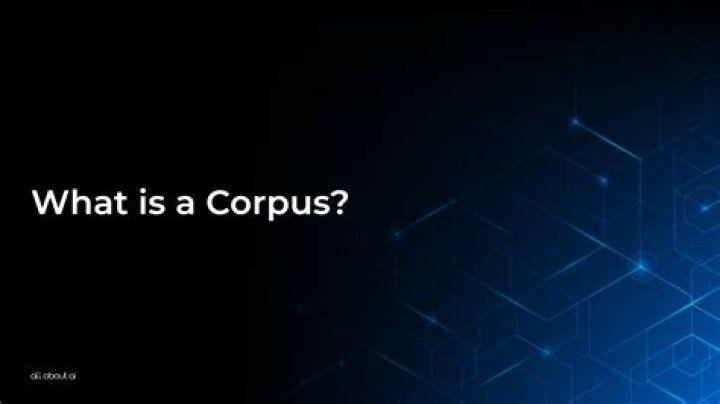 What is a corpus object