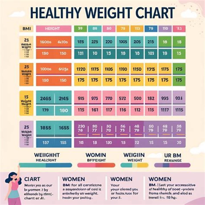 What is a healthy weight for a 58 woman