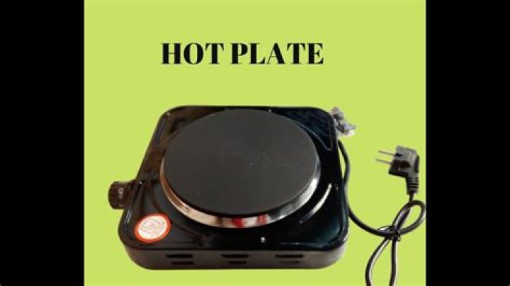 What is a hot plate used for in the kitchen