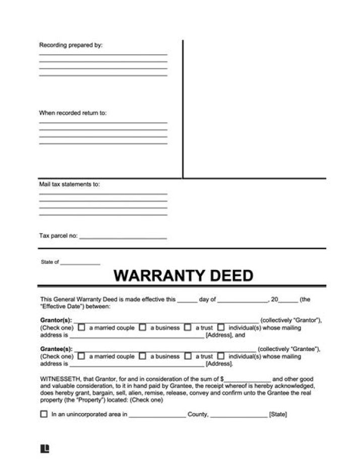 What is a statutory warranty deed in Oregon