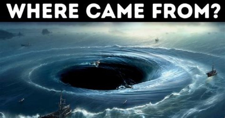 What is at the bottom of a whirlpool