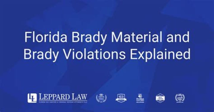 What is Brady material in law