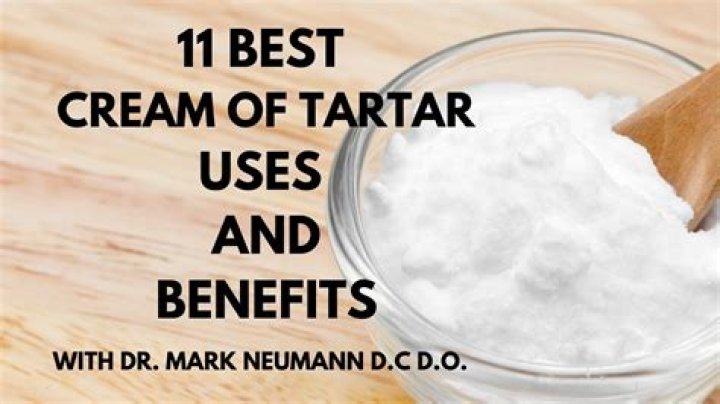 What is cream of tartar used in