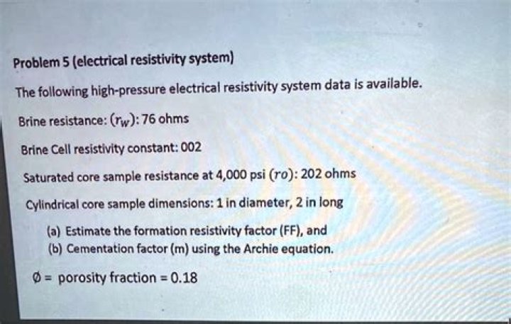 What is formation resistivity