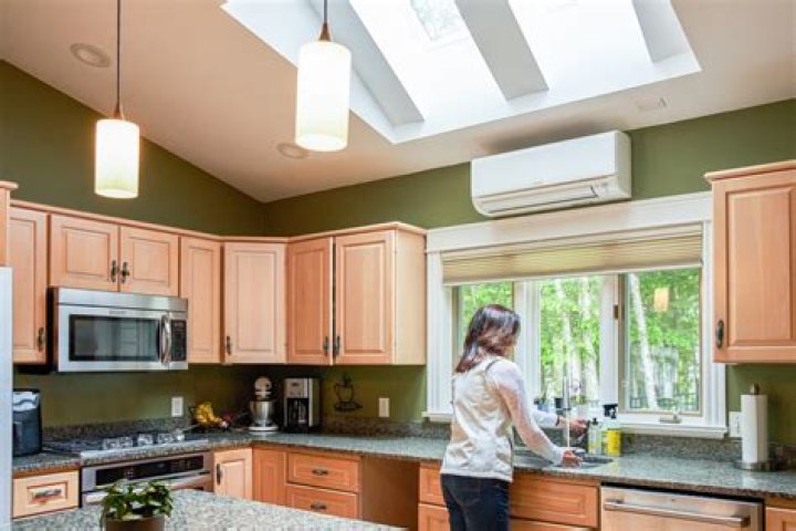 What is more efficient central air or ductless AC