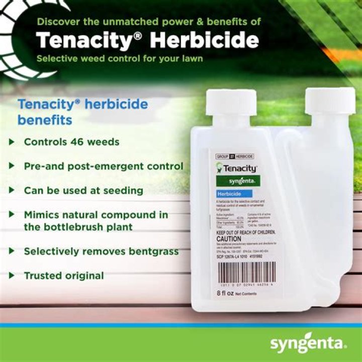 What is the active ingredient in tenacity herbicide