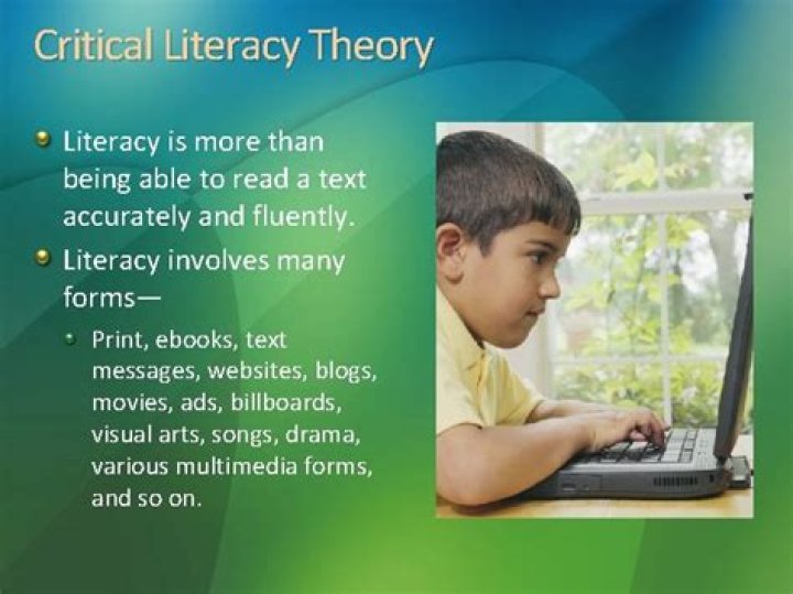 What is the critical literacy theory