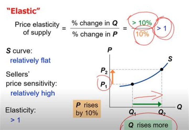 What is the elastic supply curve