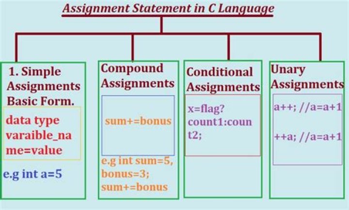 What is the format of an assignment statement in Java