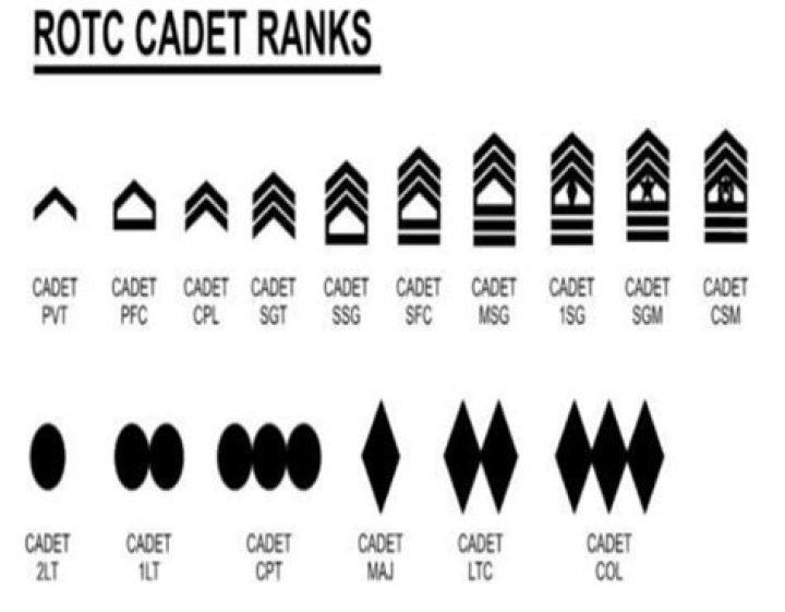 What is the highest rank in Jrotc