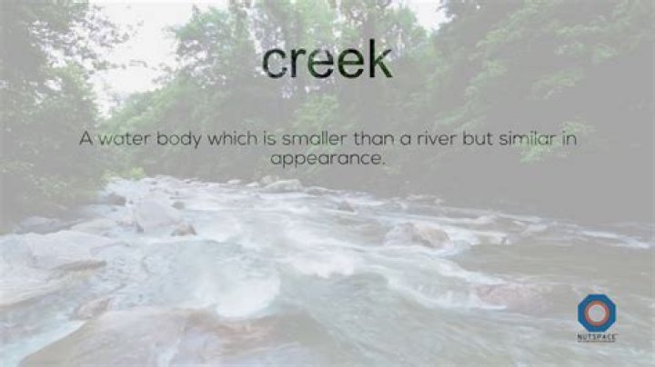 What is the meaning of creek creak