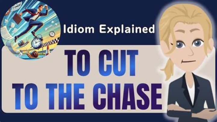 What is the meaning of the idiom cut to the chase
