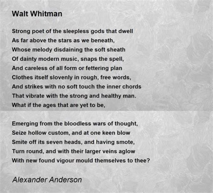 What is the poem begin about