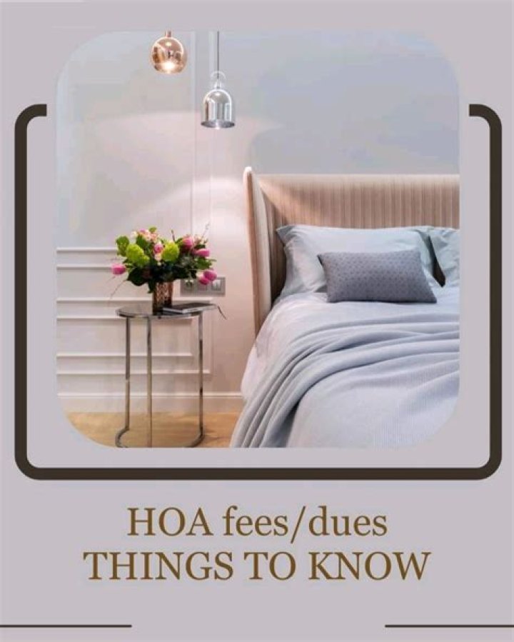 What is usually included in HOA fees