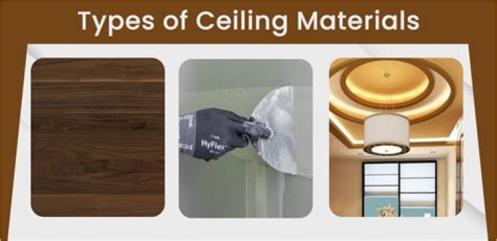 What material is used in ceilings