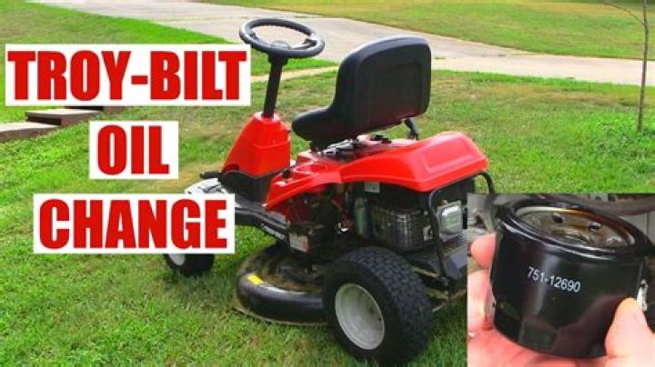 What oil goes in Troy Bilt lawn mower