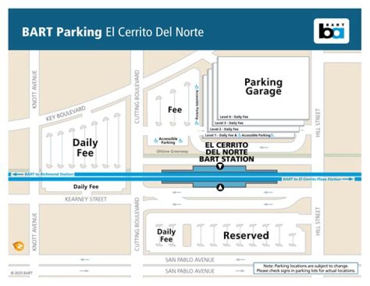 What time does Concord BART parking fill up