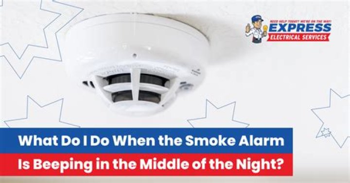 What to do if fire alarm is beeping