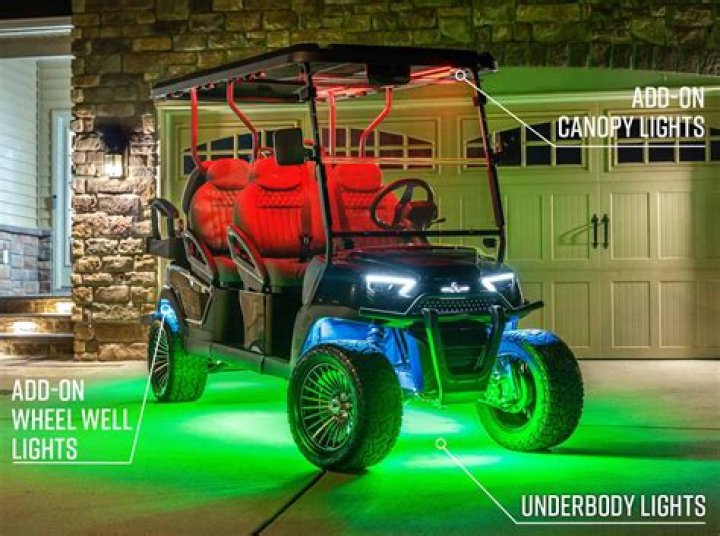 What voltage are golf cart lights