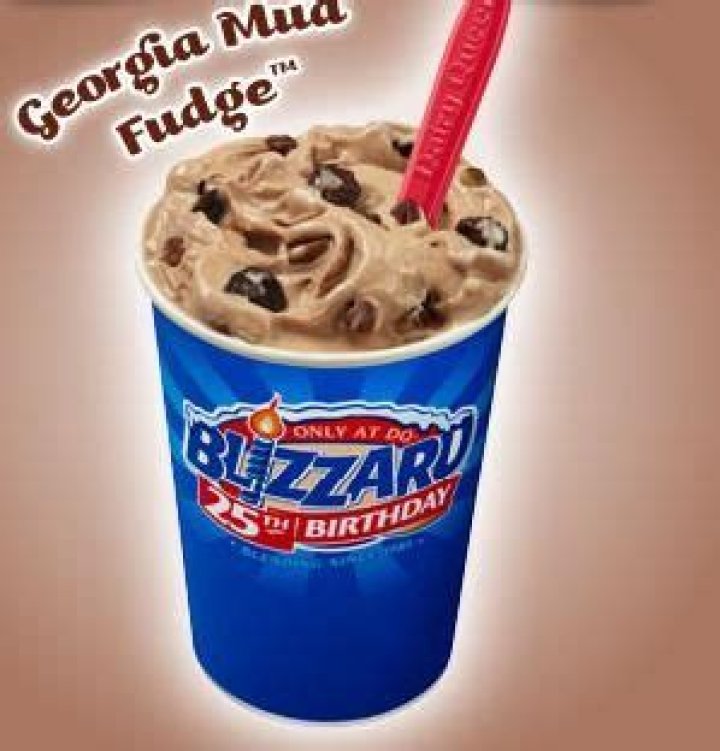 Whats in a Georgia Mud Fudge Blizzard