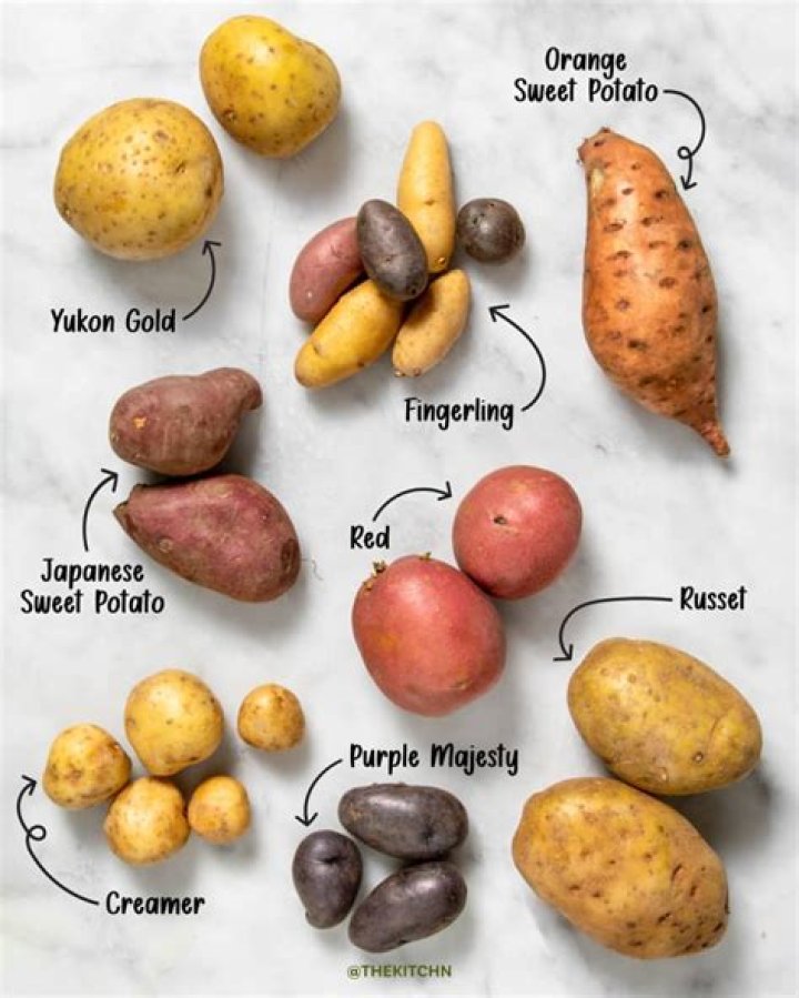 Whats the difference between red potatoes and brown potatoes