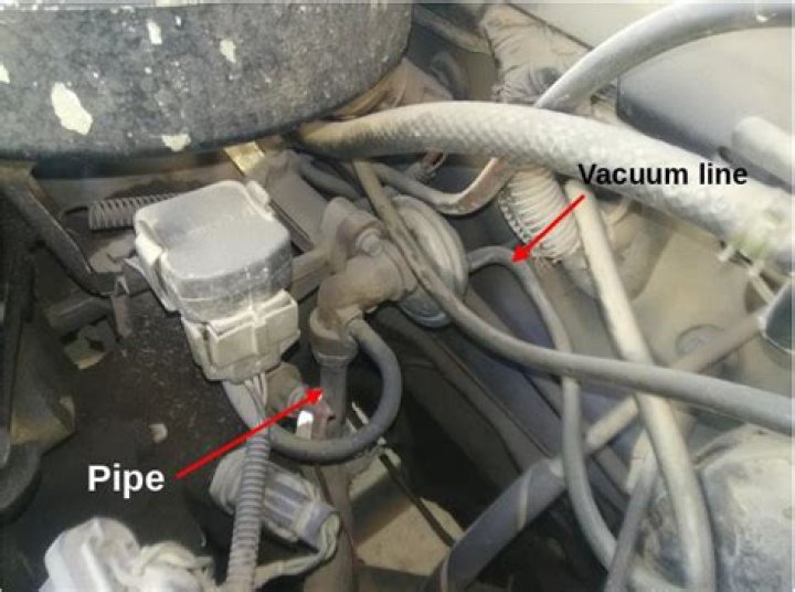 Where is the EGR valve located on a 2003 Chevy Impala