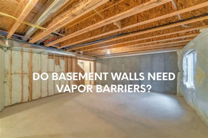 Where is vapor barrier needed