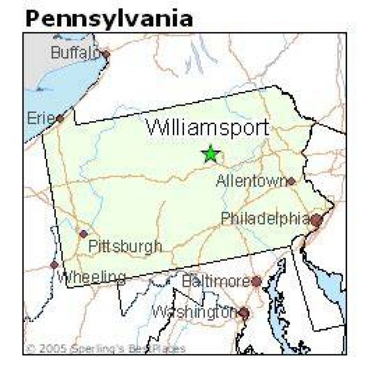 Where Is Williamsport Pa On A Map