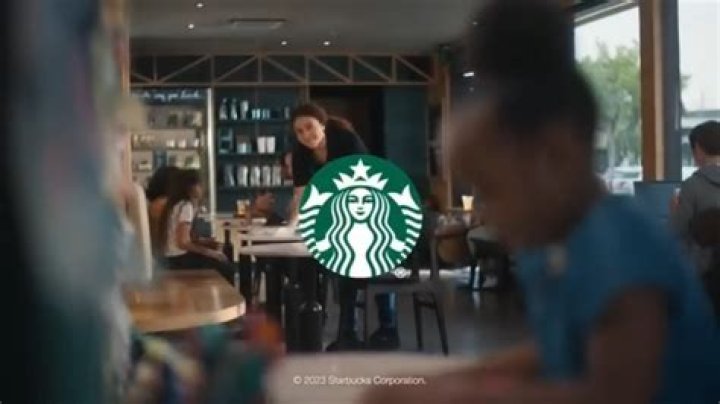 Who is the girl in the latest Starbucks commercial