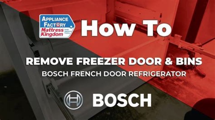Why is my Bosch fridge freezer beeping