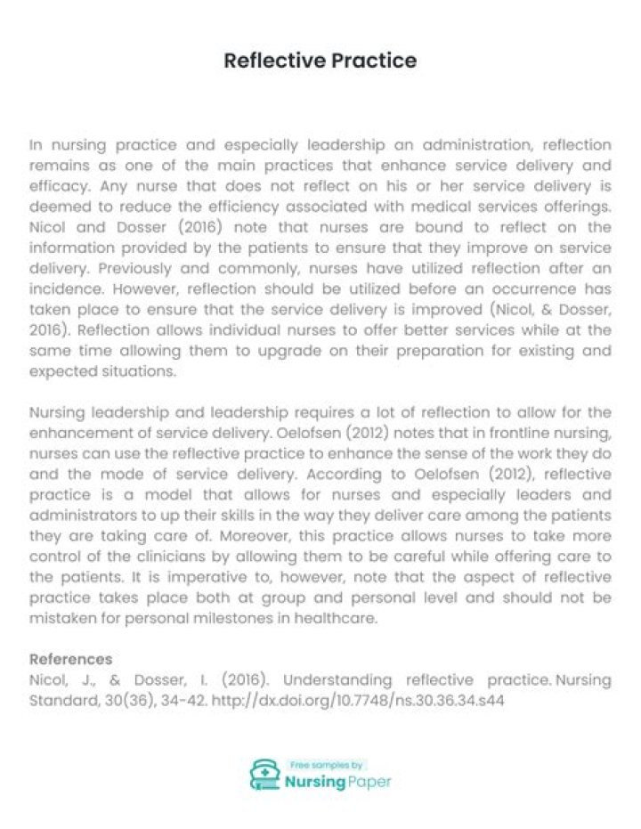 Why is reflective nursing practice important to advancing the art and science of nursing