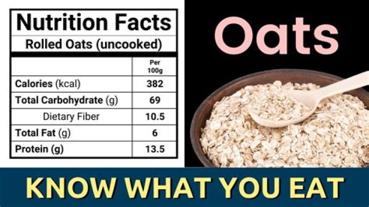 Will eating oats make me fat