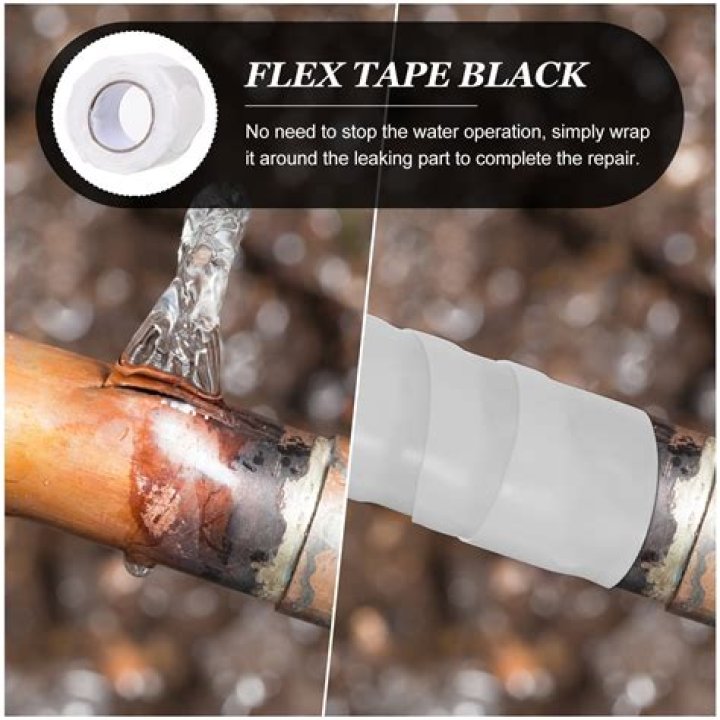 Will flex tape work on water pipes